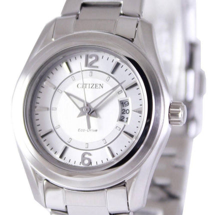 Montre Citizen Eco-Drive analogique FE1010-57 b cadran argenté femmes