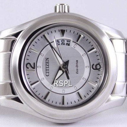 Montre Citizen Eco-Drive analogique FE1010-57 b cadran argenté femmes