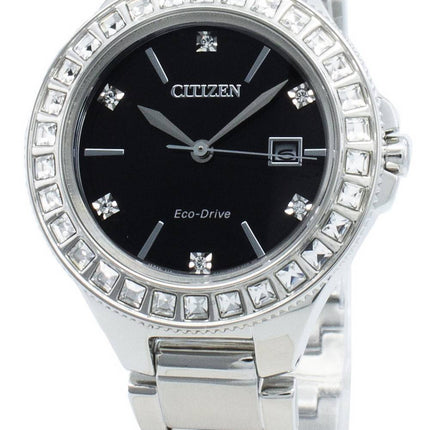 Citizen Silhouette FE1190-53E Diamond Accents Eco-Drive Damenuhr