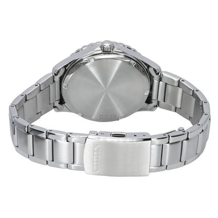 Montre pour femme Citizen Marine Eco-Drive avec accents en cristal, cadran en acier inoxydable et nacre, FE6170-88D, 100 m