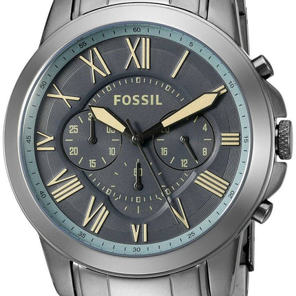 Accorder des fossiles montre chronographe Quartz cadran bronze FS5185 masculin