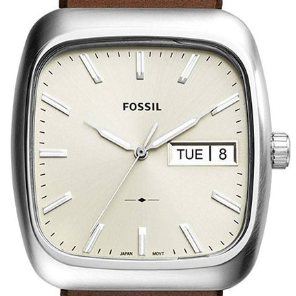 Fossiles montre Quartz analogique Rutherford FS5329 masculin