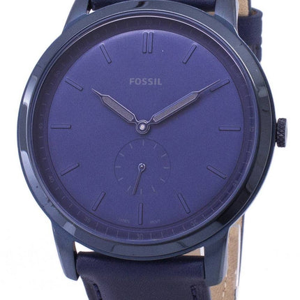 Fossile minimaliste deux main Quartz FS5448 montre homme