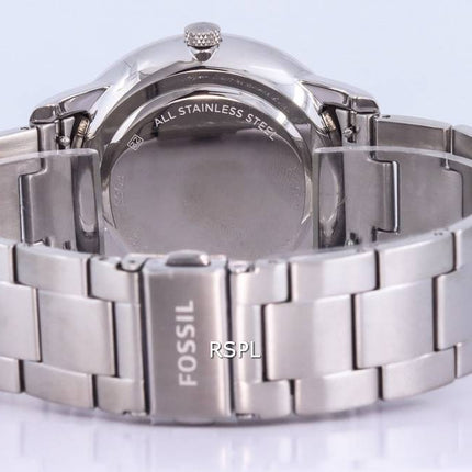 Fossil Neutra Minimalist Phase de Lune Cadran Bleu Quartz FS5907 Montre Homme fr