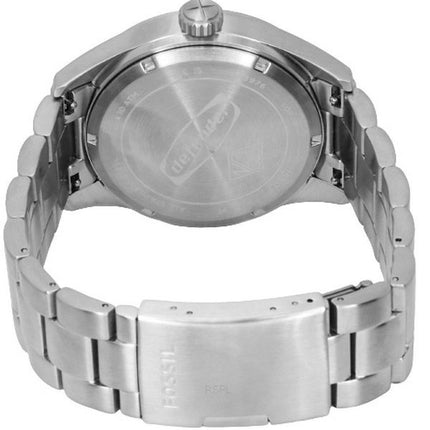 Montre pour homme Fossil Defender à  énergie solaire en acier inoxydable avec cadran noir FS5976 100M