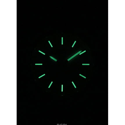 Montre homme Fossil Everett FS6071, bracelet en cuir, cadran crème, quartz