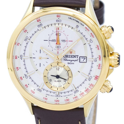 Orienter le chronographe tachymètre alarme Quartz FTD0T001N0 montre homme