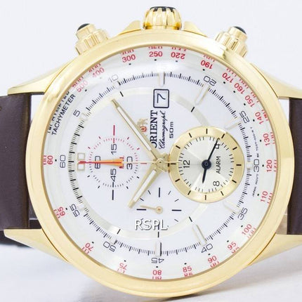 Orienter le chronographe tachymètre alarme Quartz FTD0T001N0 montre homme