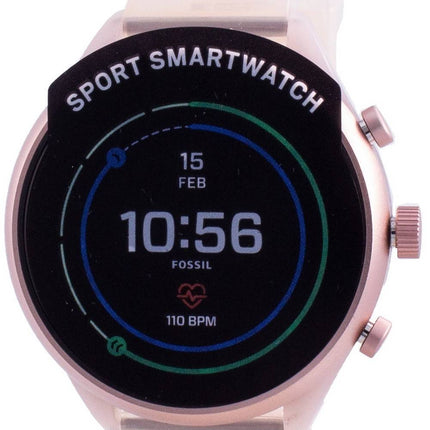 Montre connectée Fossil Venture HR Gen 4 FTW6056 rose pour femme