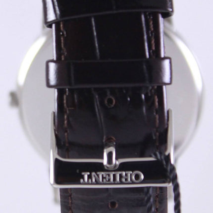 Dôme de Orient Quartz Crystal FUG1R003W6 montre homme