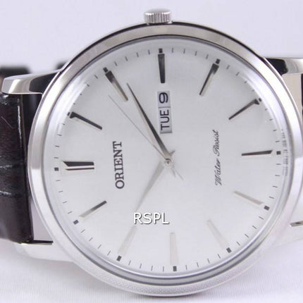 Dôme de Orient Quartz Crystal FUG1R003W6 montre homme