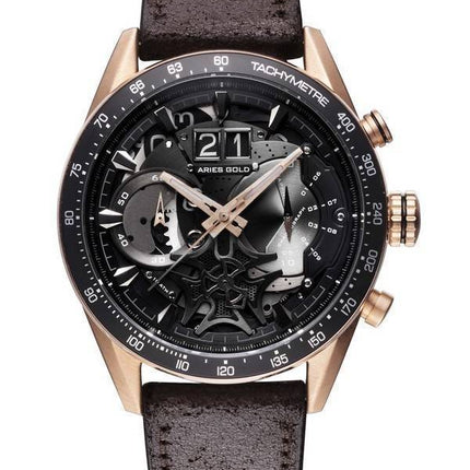 Aries or inspirer montre Jolter Quartz G 7008 RG-BK homme