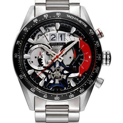 Aries or inspirer montre Jolter Quartz G 7008 S-BK homme