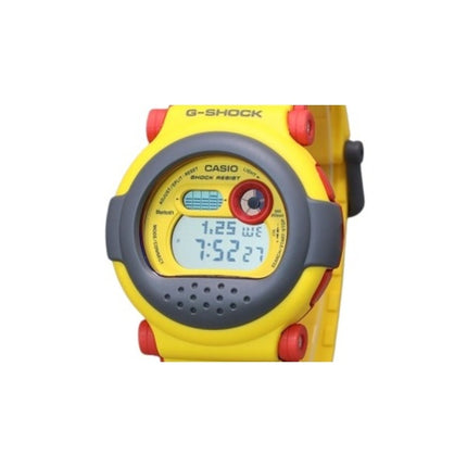 Montre Casio G-Shock Digital Smartphone Link Bracelet en résine jaune Quartz G-B001MVE-9 200M pour homme avec bracelet supplémen