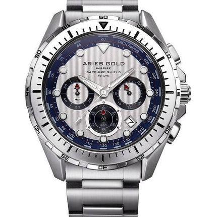 Aries or inspirer Atlantique Chronographe Quartz G 7002 S-S montre homme