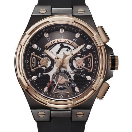 Aries or inspirer montre foudre Quartz G 7003 BKRG-BKRG homme