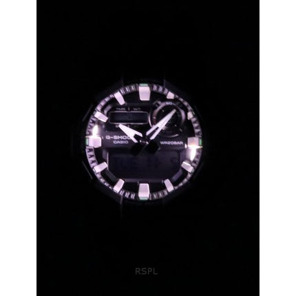 Montre analogique numérique Casio G-Shock pour homme avec bracelet en résine biosourcée, cadran noir, quartz, GA-010-1A, 200 m