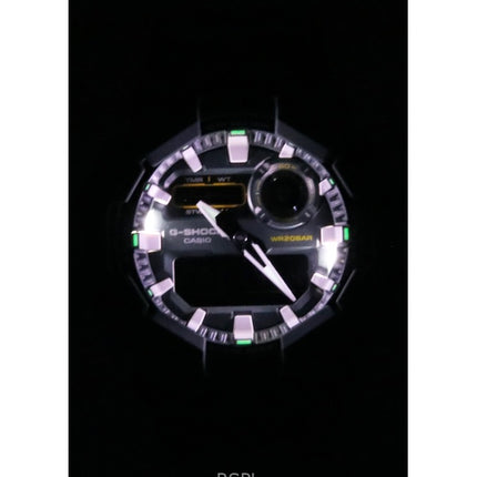 Montre Casio G-Shock analogique numérique à quartz pour homme, bracelet en tissu, cadran bleu, GA-010CE-2A, 200 m