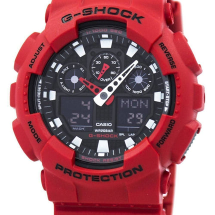 Montre Casio G-Shock GA-100 b-4 a analogique-numérique