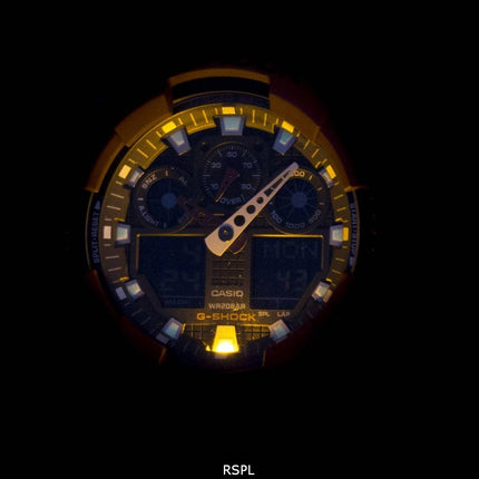 Montre Casio G-Shock GA-100 b-4 a analogique-numérique