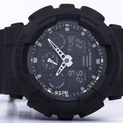 Casio G-Shock analogique numérique résistant aux chocs 200M GA-100BBN-1 a montre homme