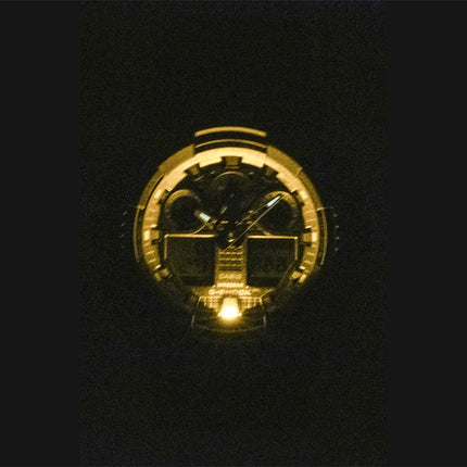 Montre homme Casio G-Shock analogique-numérique, cadran noir, résine, mouvement à quartz GA-100BEG-1A, étanche à 200 m