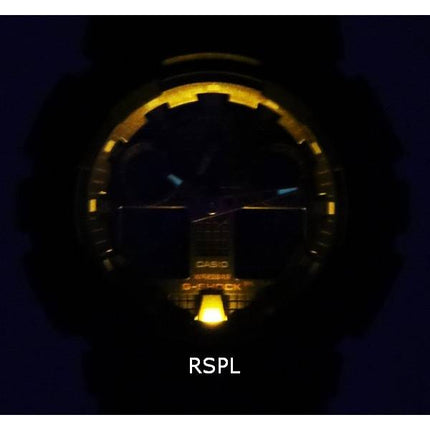 Montre pour homme Casio G-Shock Ignite Red Series Analog Digital Quartz GA-100BNR-1A GA100BNR-1 200M