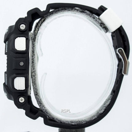 Casio G-Shock blanc, noir et série analogique numérique GA-100BW-1 a montrehomme
