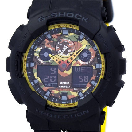 Casio G-Shock monde résistant aux chocs heure analogique numérique GA-100BY-1 a montre homme