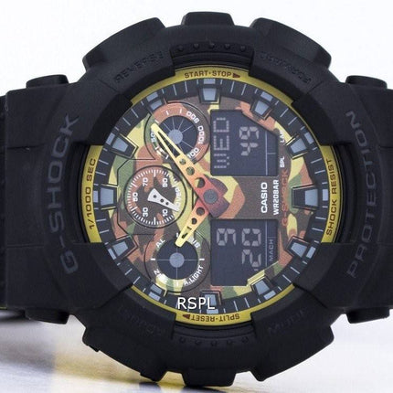 Casio G-Shock monde résistant aux chocs heure analogique numérique GA-100BY-1 a montre homme