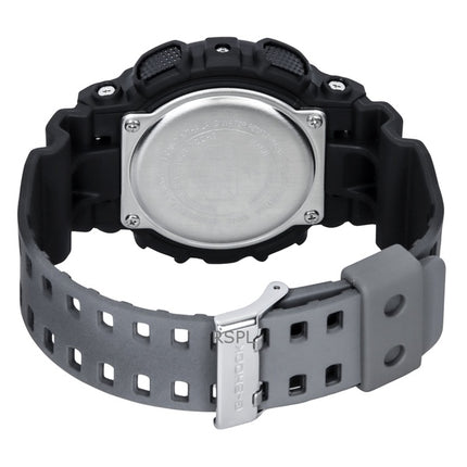 Montre Casio G-Shock analogique numérique à quartz pour homme, bracelet en résine, cadran bleu, GA-100FL-1A, 200 m