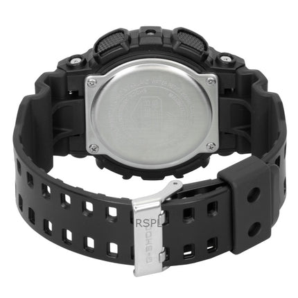 Montre homme Casio G-Shock GA-100GGB-1A9, bracelet en résine, affichage analogique et numérique, cadran doré, mouvement à quartz, étanche à 200 m.