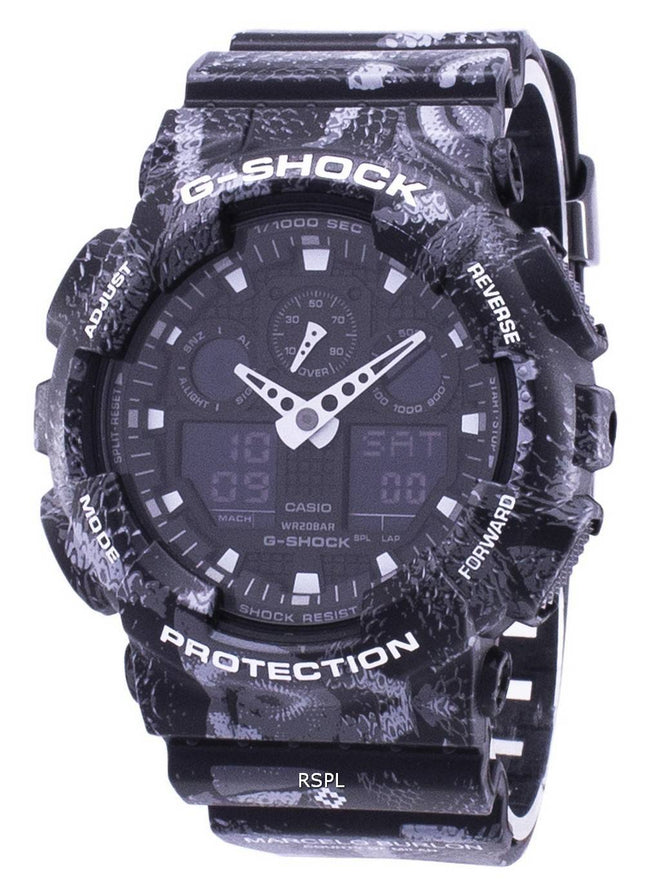 Montre Casio G-Shock Marcelo Burlon Limited Edition GA-100MRB-1 a GA100MRB-1 a hommes