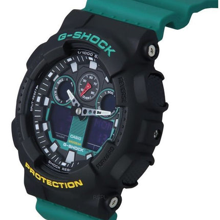 Montre pour homme Casio G-Shock Mix Tape analogique numérique édition limitée à quartz GA-100MT-1A3 200M