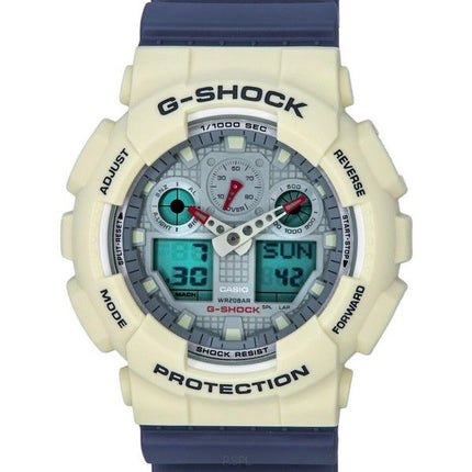 Casio G-Shock Analogique Numérique Rétro Mode Vintage Série Quartz GA-100PC-7A2 200M Montre Homme