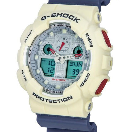 Casio G-Shock Analogique Numérique Rétro Mode Vintage Série Quartz GA-100PC-7A2 200M Montre Homme