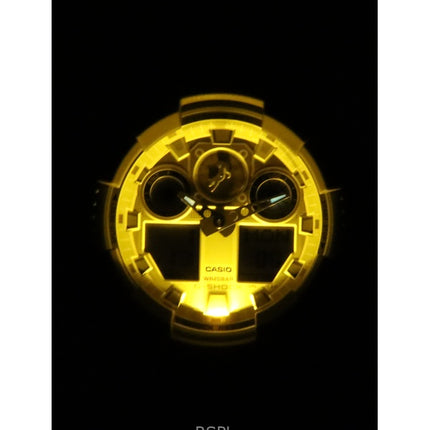 Montre analogique numérique Casio G-Shock The Shiba Inu avec bracelet en résine et cadran marron à quartz GA-100SHB-5A 200M pour