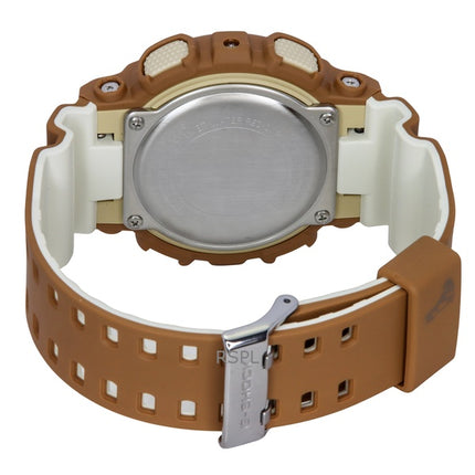 Montre analogique numérique Casio G-Shock The Shiba Inu avec bracelet en résine et cadran marron à quartz GA-100SHB-5A 200M pour