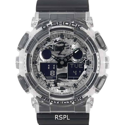 Casio G-Shock Analogique Numérique Camouflage Cadran Quartz GA-100SKC-1A GA100SKC-1 200M Montre Homme