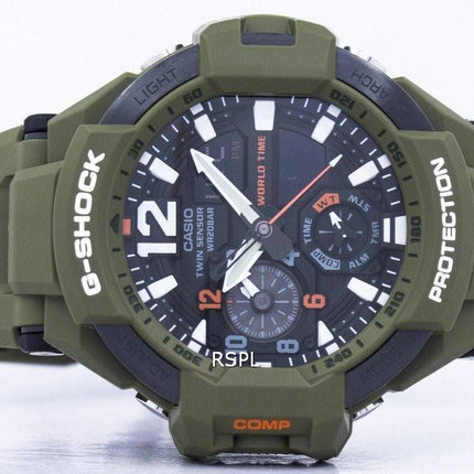 Casio G-Shock Gravitymaster Analog Digital Twin Sensor monde temps GA-1100KH-3 a montre homme