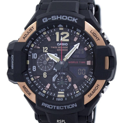 Montre Casio G-Shock GRAVITYMASTER Twin Sensor GA-1100RG-1ADR GA1100RG-1ADR masculine