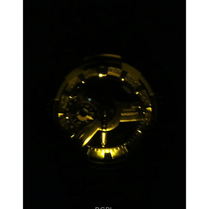 Montre homme Casio G-Shock analogique numérique en résine biosourcée, cadran bleu, quartz, GA-110AS-2A, 200 m