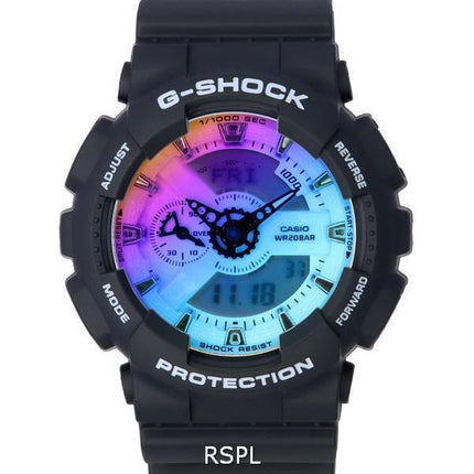 Montre pour homme Casio G-Shock couleur irisée analogique numérique Quartz GA-110SR-1A GA110SR-1 200M