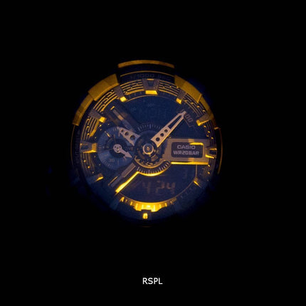 Casio G-Shock analogique numérique motif Tribal série GA-110TP-1 a montre homme