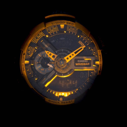 Montre analogique-numérique Casio G-Shock GA-110TS-1 a 4 masculine