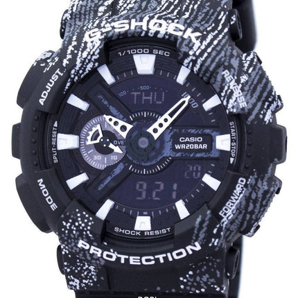 Casio G-Shock monde résistant aux chocs heure alarme analogique numérique GA-110TX-1 a montre homme