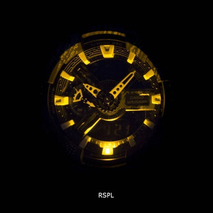 Casio G-Shock monde résistant aux chocs heure alarme analogique numérique GA-110TX-1 a montre homme
