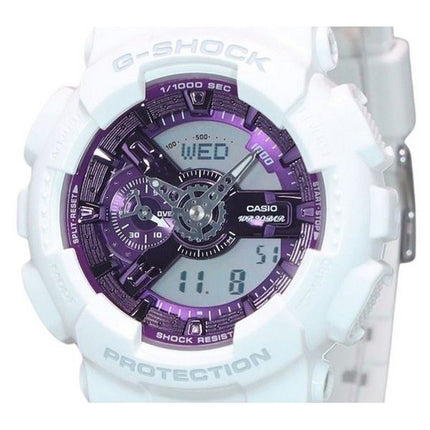 Casio G-Shock Seasonal Collection 2023 Analogique Numérique Cadran Violet Quartz GA-110WS-7A 200M Montre pour homme