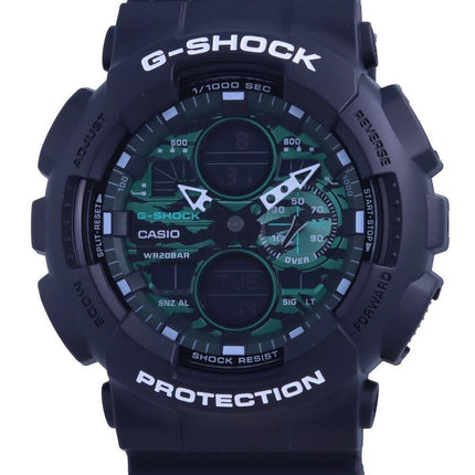 Montre Casio G-Shock Minuit Vert Couleur Spéciale Analogique Numérique GA-140MG-1A GA140MG-1 200M Homme