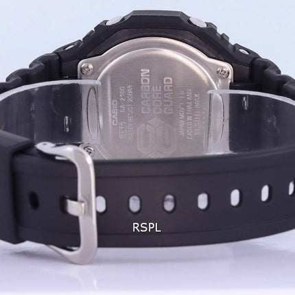 Montre pour homme Casio G-Shock Neon Accent Analog Digital Quartz Diver GA-2100-1A3 GA2100-1A3 200M